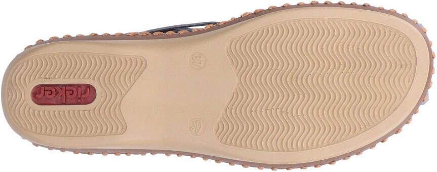 Rieker Sandalen zomerschoen sandaal sleehak met elastiek voor veilige grip