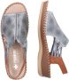 Rieker Sandalen zomerschoen sandaal sleehak met elastiek voor veilige grip - Thumbnail 11