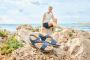 Rieker Blauwe Comfort Sandaal met Klittenbandsluiting Blue Dames - Thumbnail 218