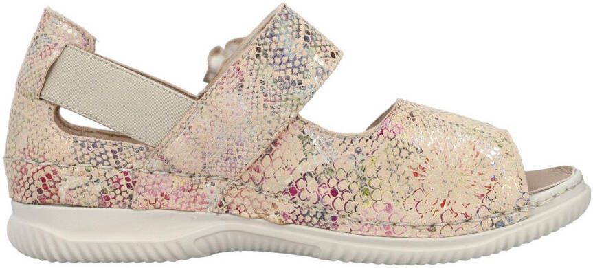 Rieker Sandalen zomerschoen sandaal sleehak met klittenbandsluitingen