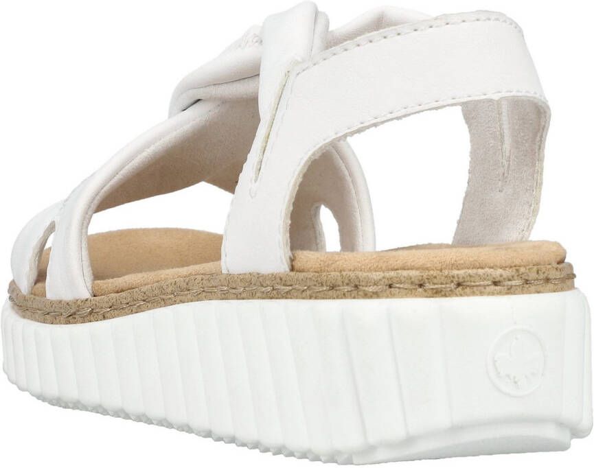 Rieker Sandalen zomerschoen sandaal sleehak met zachte binnenzool