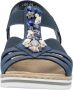 Rieker Sandalen zomerschoen sandaal sleehak met zomerse versiering - Thumbnail 14