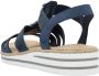 Rieker Sandalen zomerschoen sandaal sleehak met zomerse versiering - Thumbnail 12