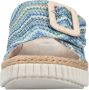 Rieker Sleehakmuiltjes Zomerschoen strandschoen huisschoen met praktische klittenbandsluiting - Thumbnail 21