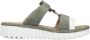 Rieker V1396 52 offwhite shil Groen - Thumbnail 5