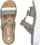 Rieker V1396 52 offwhite shil Groen - Thumbnail 7
