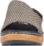 Rieker dames slipper Zwart multi - Thumbnail 19