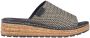 Rieker dames slipper Zwart multi - Thumbnail 11
