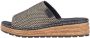 Rieker dames slipper Zwart multi - Thumbnail 15