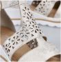 Rieker Sleehaksandaaltjes zomerschoen sandaal wig hak in actuele metallic-look - Thumbnail 11