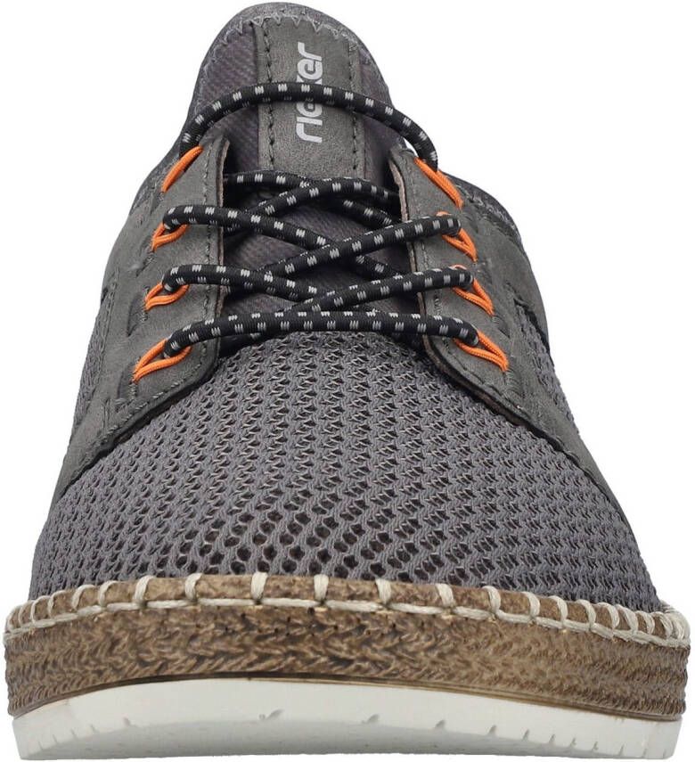Rieker Slip-on sneakers instapschoen slippers vrijetijdsschoen elastische instap elastiek