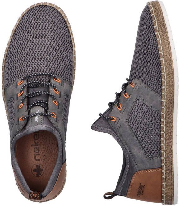 Rieker Slip-on sneakers instapschoen slippers vrijetijdsschoen elastische instap elastiek