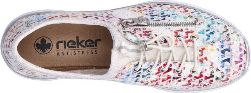 Rieker Slip-on sneakers instapschoen vrijetijdssneaker lage schoen met memosoft-inrichting