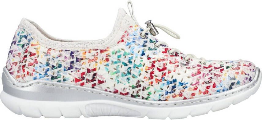 Rieker Slip-on sneakers instapschoen vrijetijdssneaker lage schoen met memosoft-inrichting