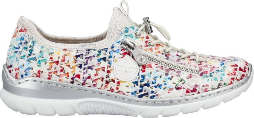 Rieker Slip-on sneakers instapschoen vrijetijdssneaker lage schoen met memosoft-inrichting
