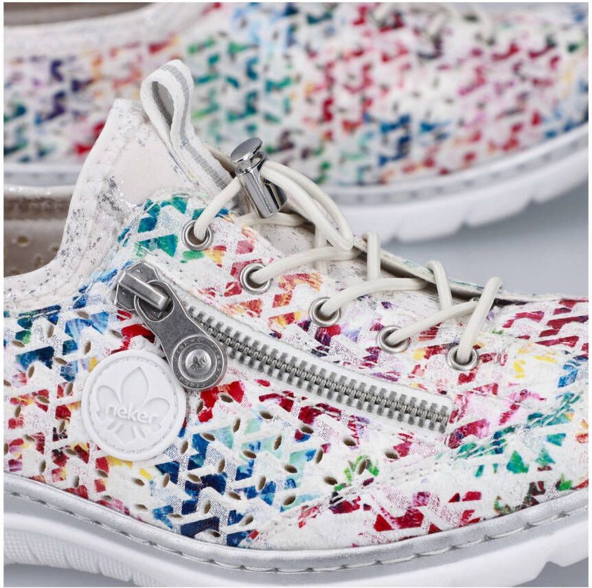 Rieker Slip-on sneakers instapschoen vrijetijdssneaker lage schoen met memosoft-inrichting