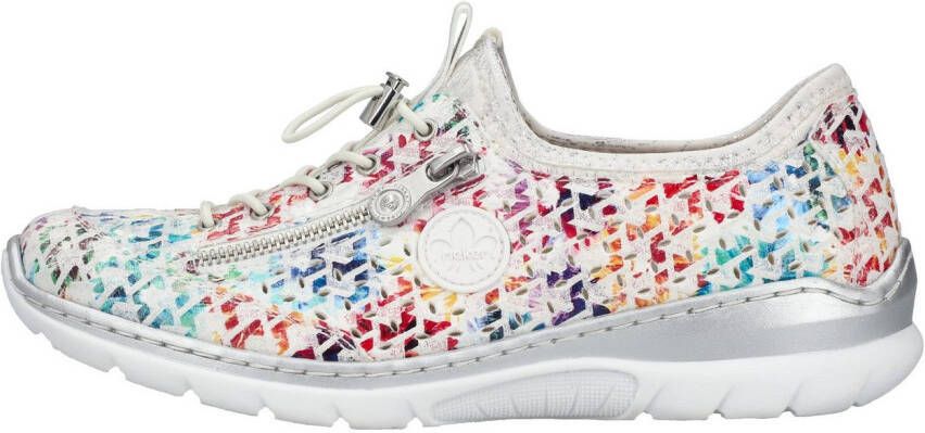 Rieker Slip-on sneakers instapschoen vrijetijdssneaker lage schoen met memosoft-inrichting