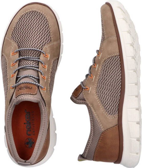 Rieker Slip-on sneakers instapschoen slipper vrijetijdsschoen elastische band en lichte zool
