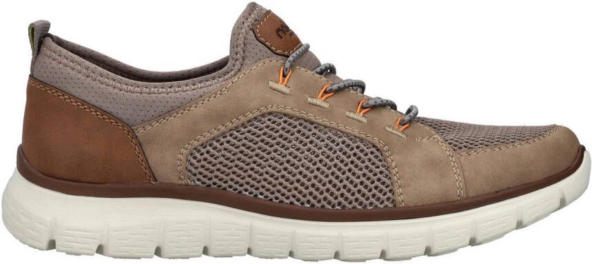 Rieker Slip-on sneakers instapschoen slipper vrijetijdsschoen elastische band en lichte zool