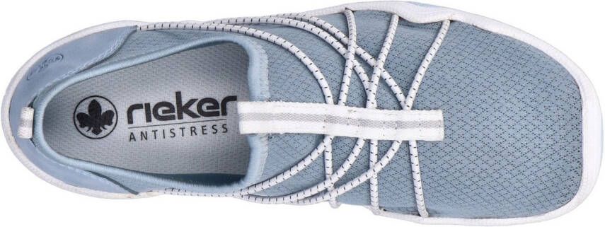 Rieker Slip-on sneakers blote voeten schoen instapschoen slipper in vegan verwerking