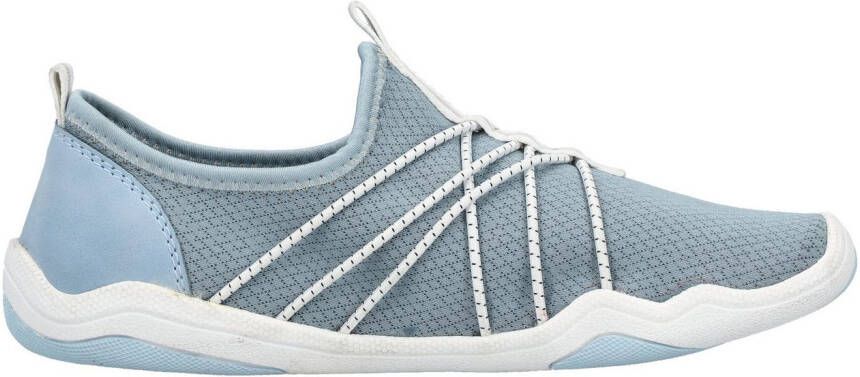 Rieker Slip-on sneakers blote voeten schoen instapschoen slipper in vegan verwerking
