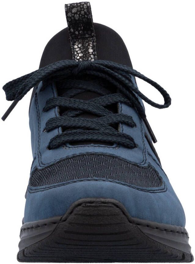 Rieker Slip-on sneakers Instapschoen lage schoen vrijetijdssneaker zachte MemoSoft-binnenzool