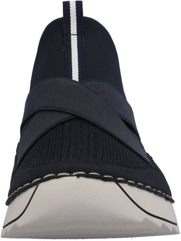 Rieker Slip-on sneakers met elastische riempjes