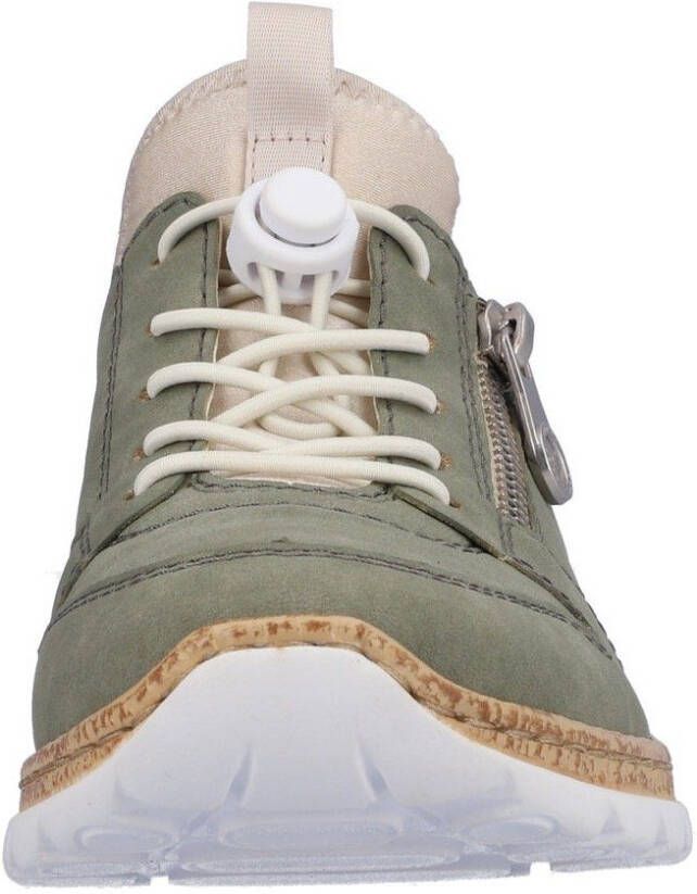 Rieker Slip-on sneakers Veterschoen lage schoen slipper met lichte zool - Foto 4