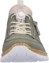 Rieker Slip-on sneakers Veterschoen lage schoen slipper met lichte zool - Thumbnail 4
