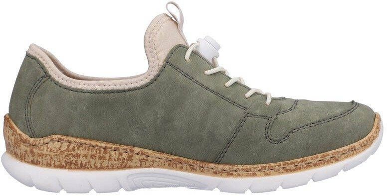 Rieker Slip-on sneakers Veterschoen lage schoen slipper met lichte zool - Foto 5