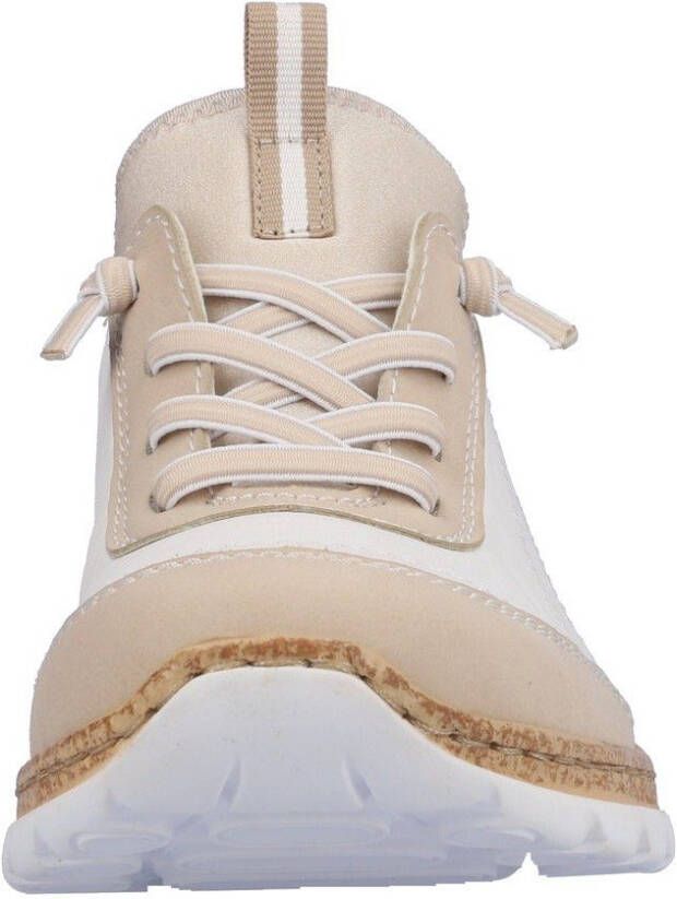 Rieker Slip-on sneakers Veterschoen halfschoen slipper met zachte MemoSoft binnenzool