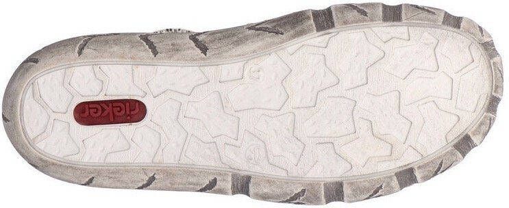 Rieker Slip-on sneakers met zool in used-look vrijetijdsschoen lage schoen instapschoen