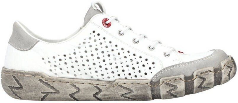 Rieker Slip-on sneakers met zool in used-look vrijetijdsschoen lage schoen instapschoen