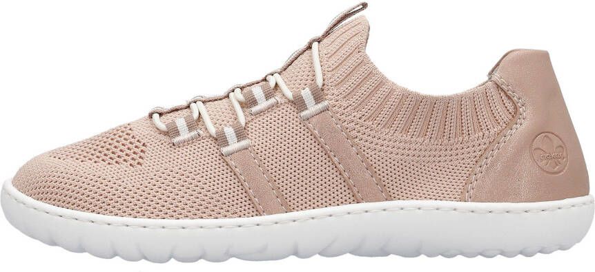 Rieker Slip-on sneakers Barefootschoenen slipper vrijetijdsschoen lage schoen met elastische brei-schaft