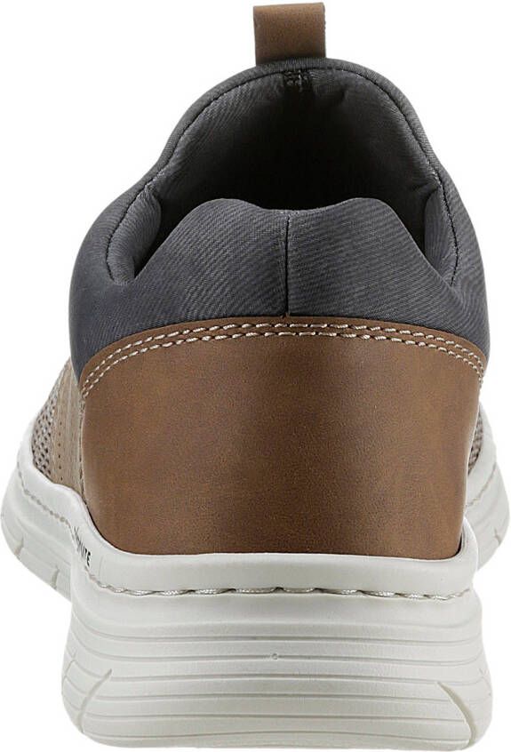 Rieker Slip-on sneakers instapschoen vrijetijdsschoen lage schoen met lichte loopzool