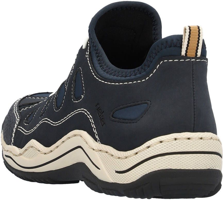 Rieker Slip-on sneakers Trekking Schoen vrijetijdsschoen Slipper met verwisselbaar voetbed