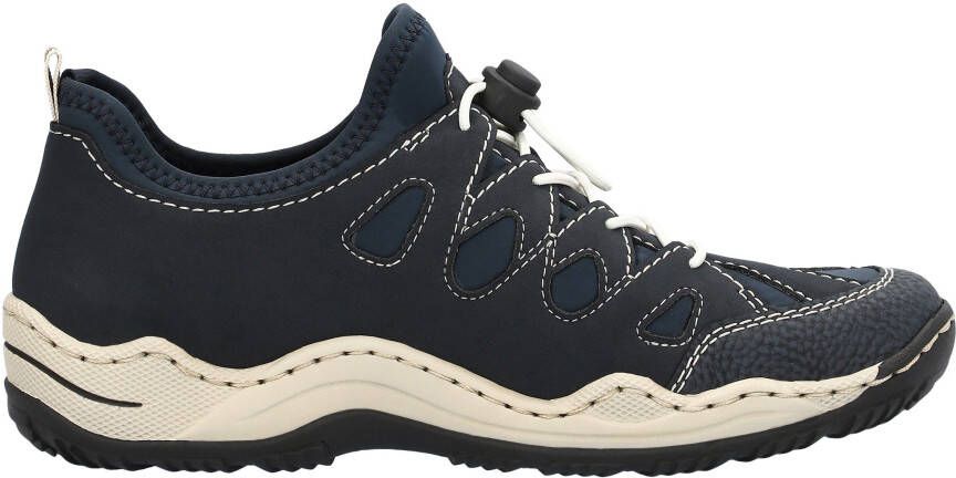 Rieker Slip-on sneakers Trekking Schoen vrijetijdsschoen Slipper met verwisselbaar voetbed