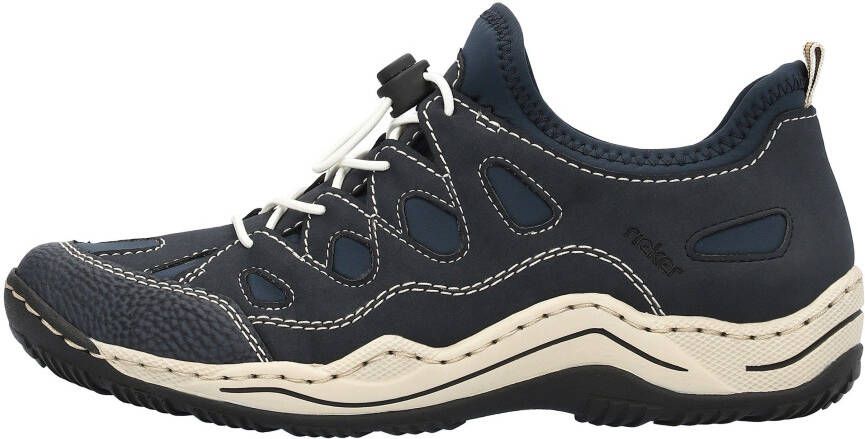 Rieker Slip-on sneakers Trekking Schoen vrijetijdsschoen Slipper met verwisselbaar voetbed
