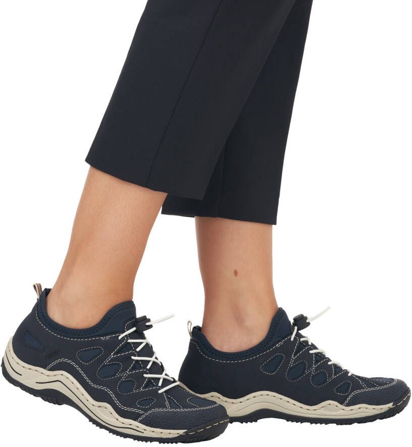 Rieker Slip-on sneakers Trekking Schoen vrijetijdsschoen Slipper met verwisselbaar voetbed