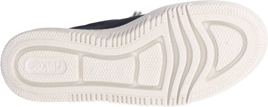 Rieker Plateausneakers Sneaker slip-on sneaker slipper met zachte leren binnenzool
