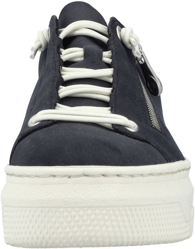 Rieker Plateausneakers Sneaker slip-on sneaker slipper met zachte leren binnenzool
