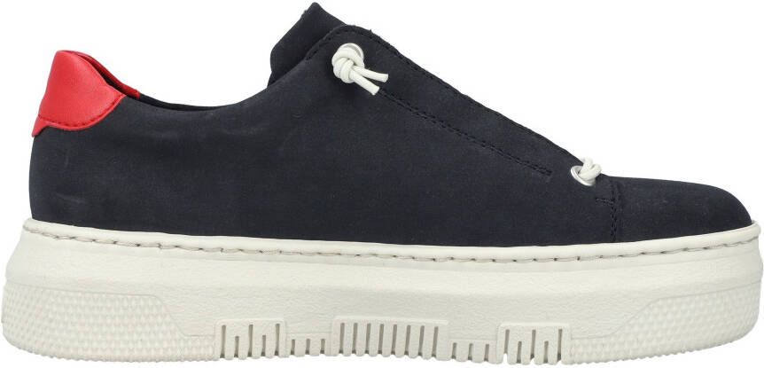 Rieker Plateausneakers Sneaker slip-on sneaker slipper met zachte leren binnenzool