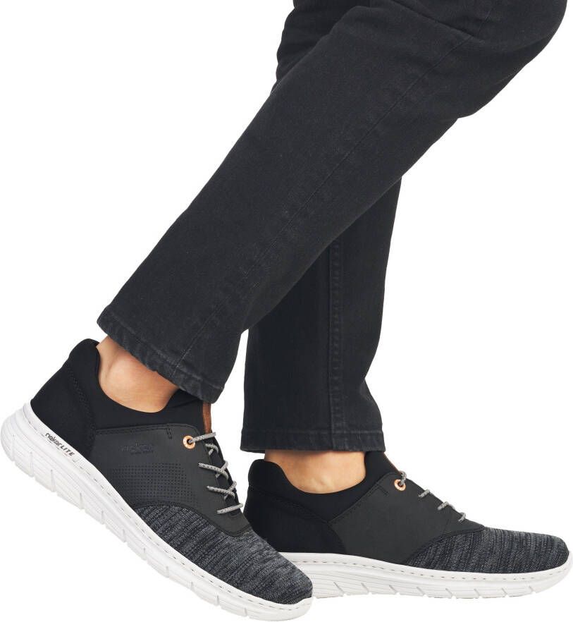 Rieker Slip-on sneakers instapschoen vrijetijdsschoen halfhoge schoen met lichte loopzool