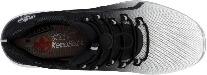 Rieker Slip-on sneakers Slipper vrijetijdsschoen met trendy kleurverloop