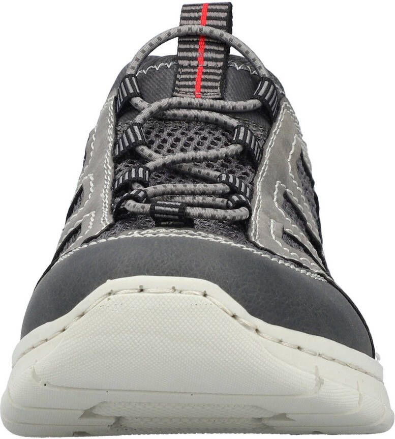 Rieker Slip-on sneakers trekking schoen outdoorschoen met aantrek-lussen aan de schacht