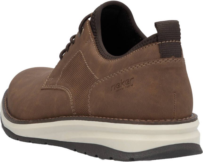 Rieker Slip-on sneakers instapschoen vrijetijdssneaker lage schoen met elastische instap