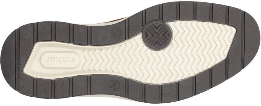 Rieker Slip-on sneakers instapschoen vrijetijdssneaker lage schoen met elastische instap
