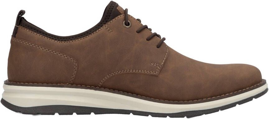 Rieker Slip-on sneakers instapschoen vrijetijdssneaker lage schoen met elastische instap