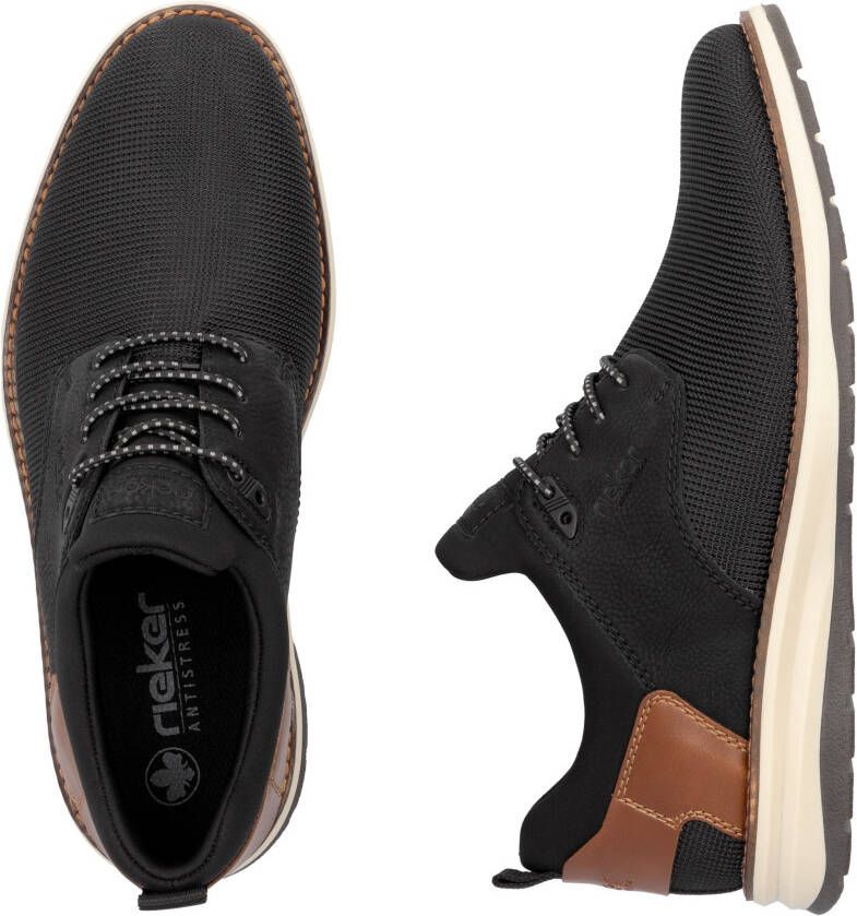 Rieker Slip-on sneakers lage schoen vrijetijdsschoen instapschoen met elastiek
