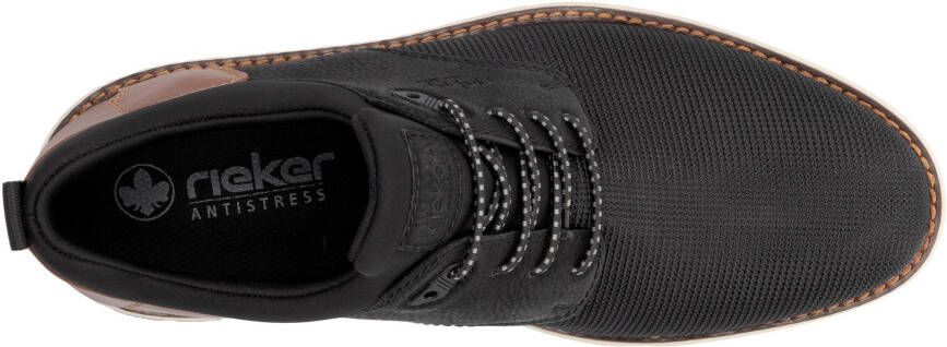 Rieker Slip-on sneakers lage schoen vrijetijdsschoen instapschoen met elastiek